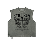 "Faith. Steel. Strength" Distressed Sleeveless tank