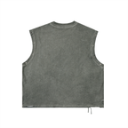 "Faith. Steel. Strength" Distressed Sleeveless tank