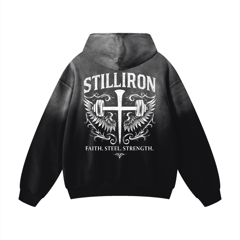 "Faith. Steel. Strength" Heavyweight Oversized Hoodie