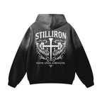 "Faith. Steel. Strength" Heavyweight Oversized Hoodie