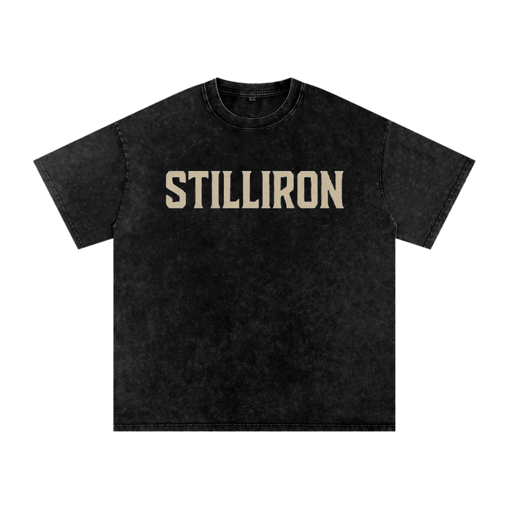 STILLIRON Acid Wash Oversize T-Shirt - 250 GSM